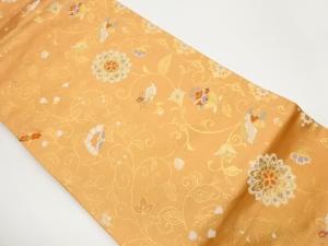 華紋に花唐草模様織出し名古屋帯